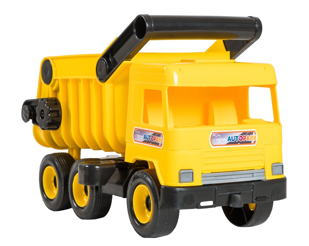 Medium truck tipper yellow