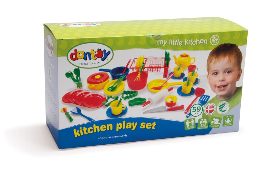 KITCHEN PLAY SET IN BOX 59PCS