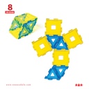 24 Worksheets for Transparent bricks for creating geometric solids.
