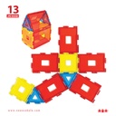 24 Worksheets for Transparent bricks for creating geometric solids.