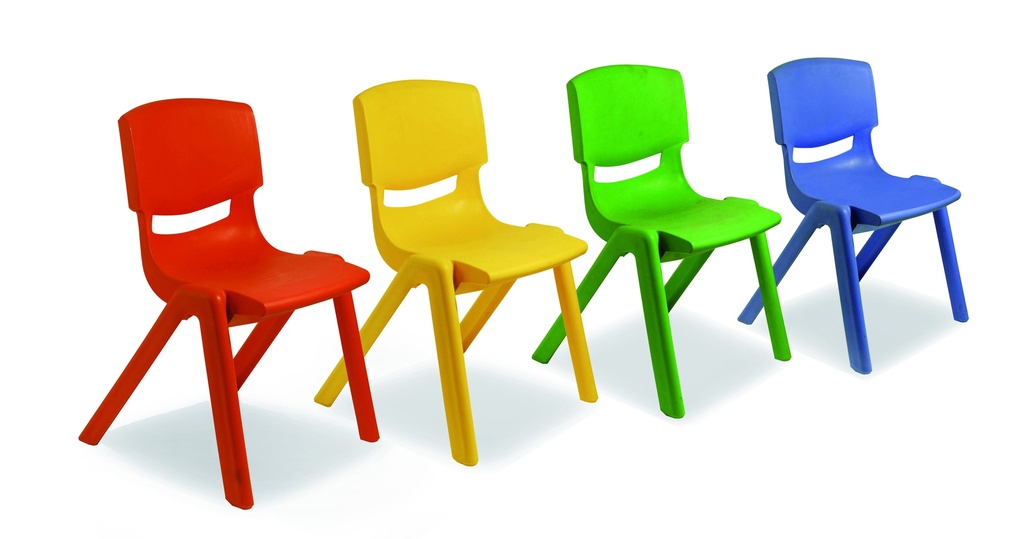 PLASTIC CHAIRS 26CM SIZE 1 RED