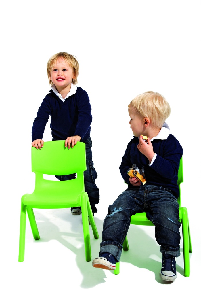 PLASTIC CHAIRS 26CM SIZE 1 GREEN