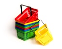 Set of 8 Baskets assorted colours