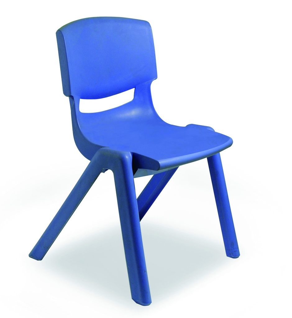 PLASTIC CHAIRS 30CM - SIZE 2 - BLUE