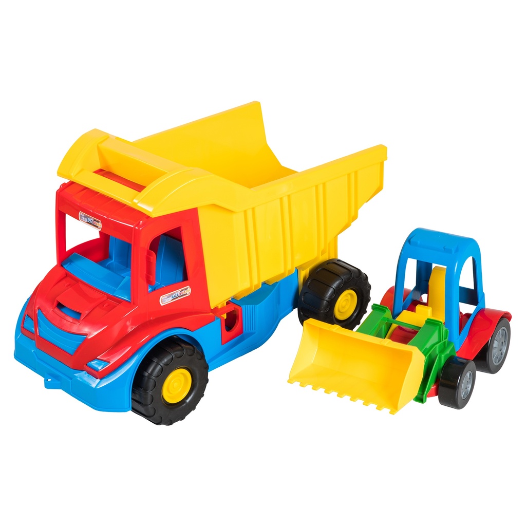 Multi truck tipper with buggy