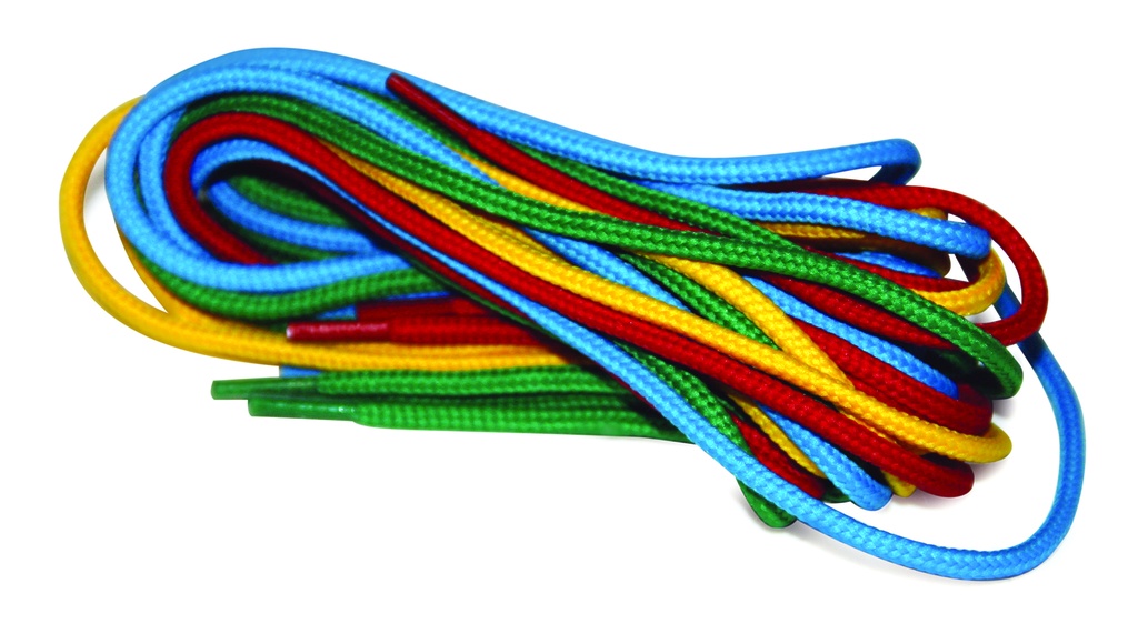 Coloured strings cm.90 - 24pcs
