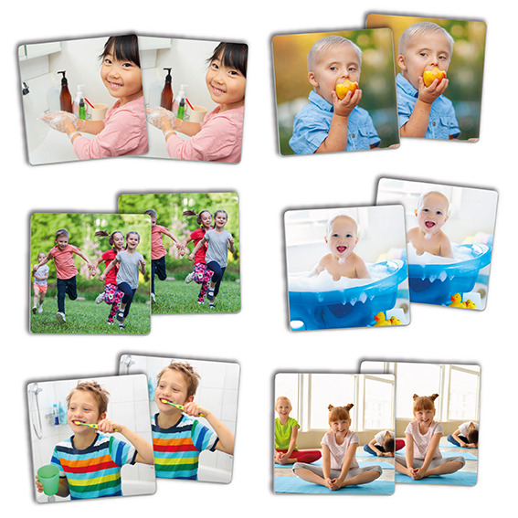 Hygiene and Health Theme Memory Cards