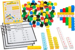 [4047-1022] Kindermaths Single Set: Award-Winning Math Learning Tool with Work Cards