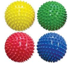 [4010-1009] SMALL SENSORY SEE ME BALL (10 CM) -SET OF 4-IN CB
