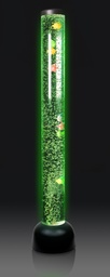 [4036-1000] BUBBLE TUBE WITH FISH BLACK