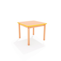 [4032-1227] SQUARE TABLE TOP MULTIPLEX EDGE WITH LEGS
