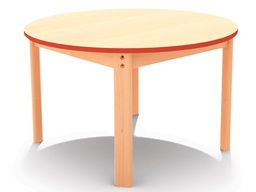 [4032-1480] Table Round Ergo furnitues - RED