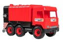 Medium garbage truck red