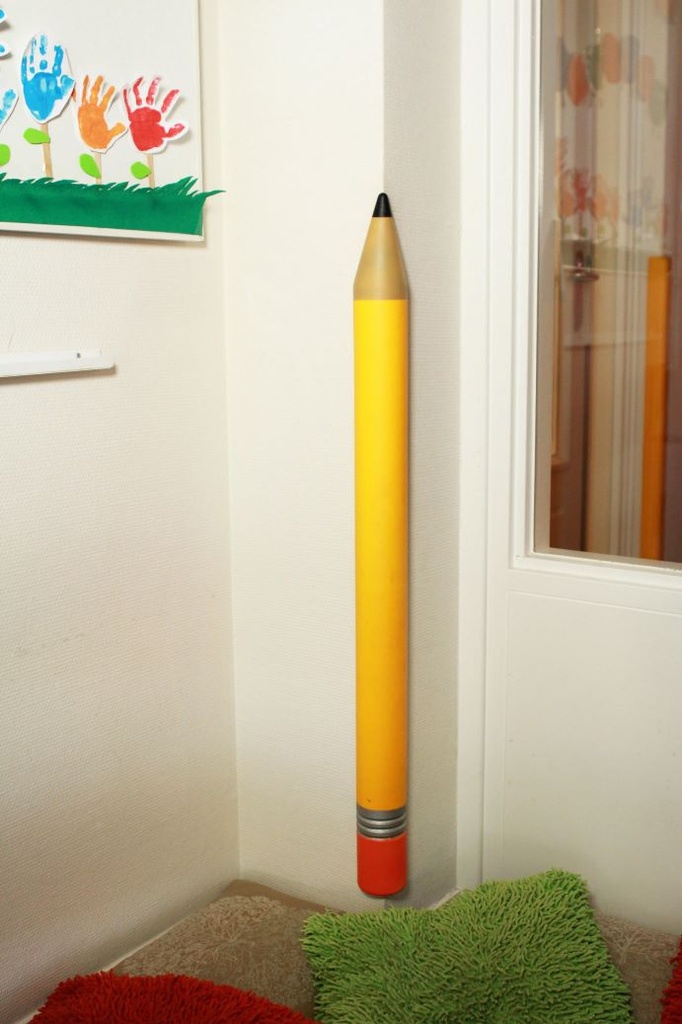 Corner Wall Guard Deluxe Pencil YELLOW