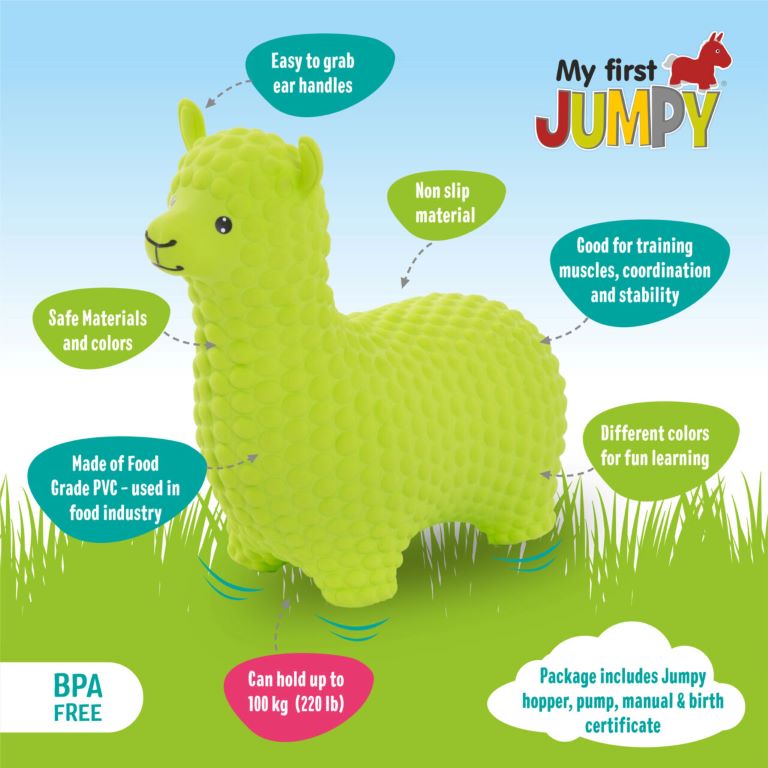 Jumpy Alpaca Green