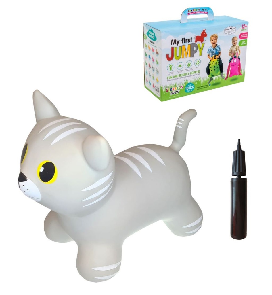 Jumpy Cat Grey