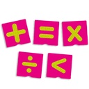 Tactile number cards for pre-writing