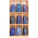 Cabinet for backpacks