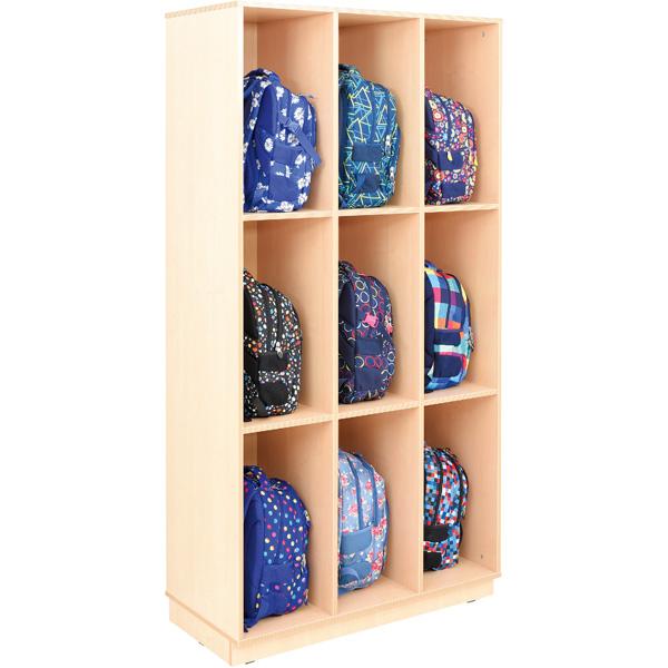 Cabinet for backpacks