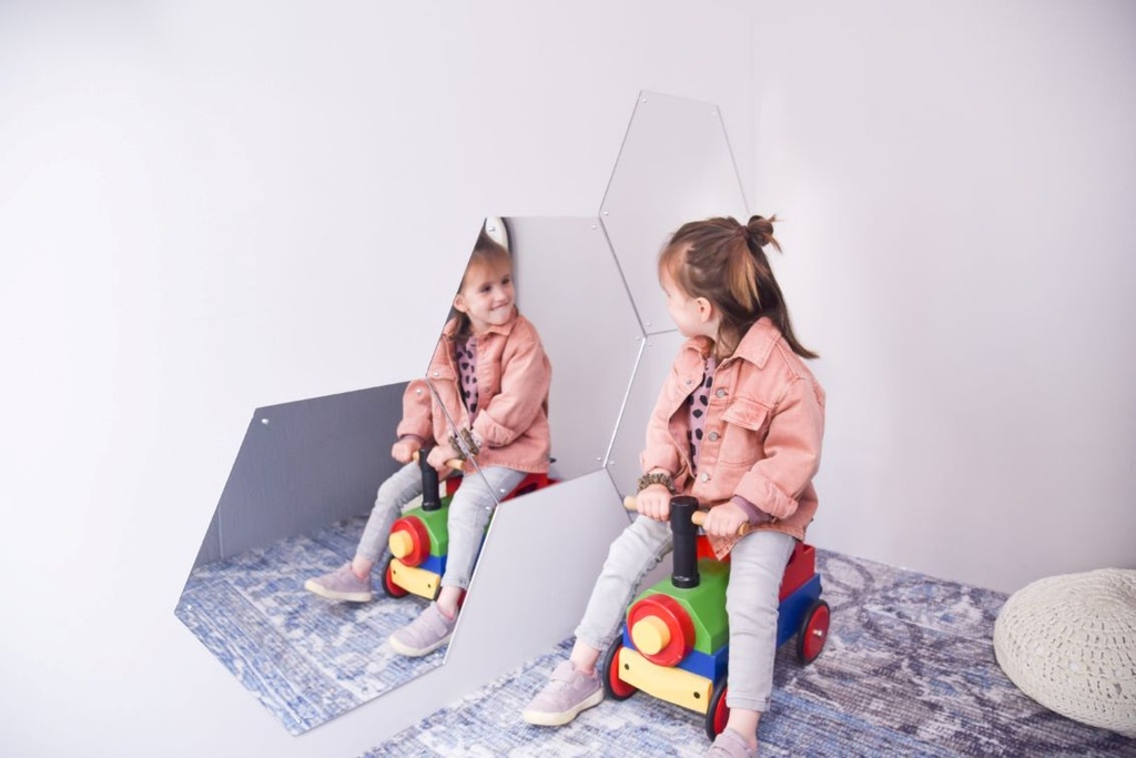 Child Safe Hexagon Mirror