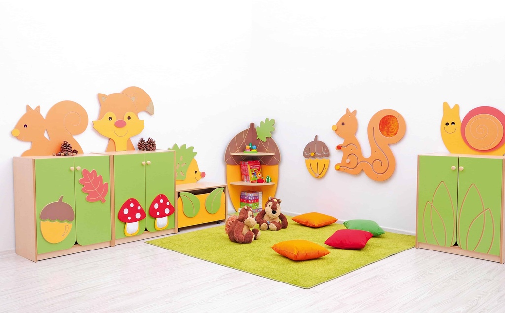 [100939] Cupboard with squirell for Forest set