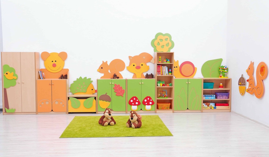 [100939] Cupboard with squirell for Forest set