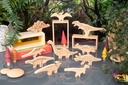 Dinosaur Wooden Blocks (74061)