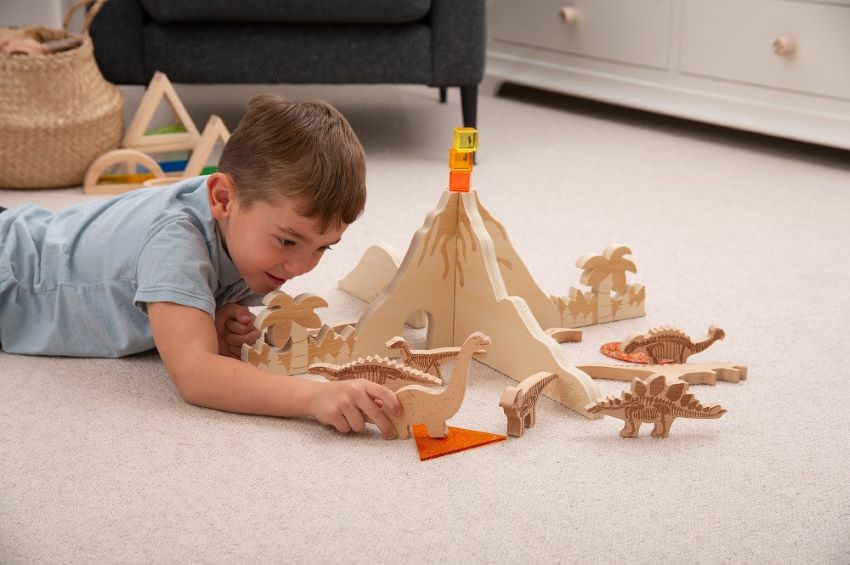 Dinosaur Wooden Blocks (74061)