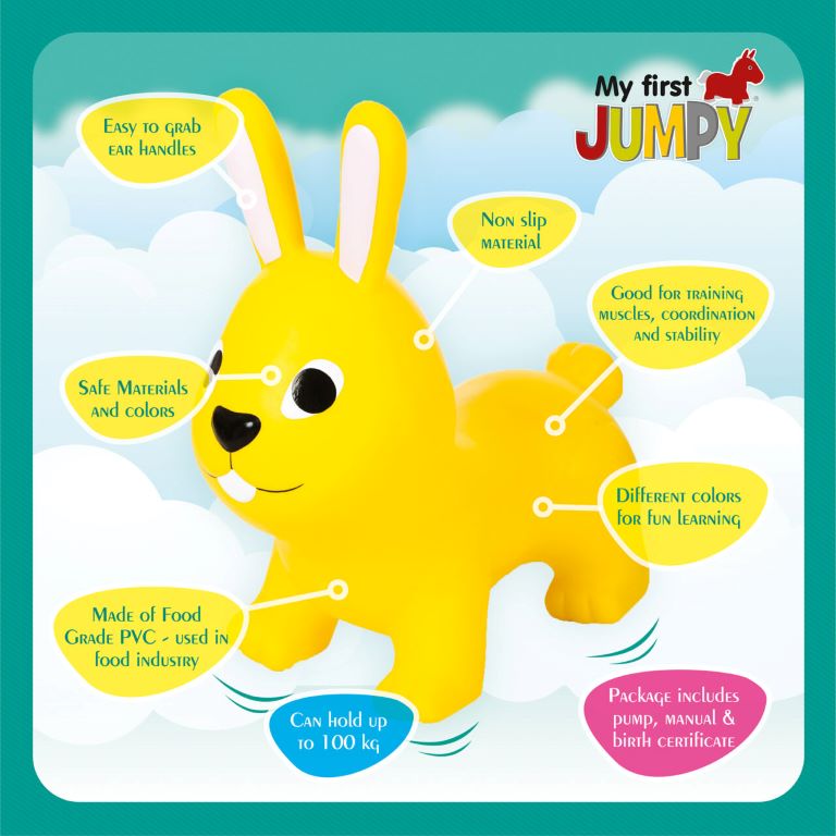 Jumpy Bunny Yellow