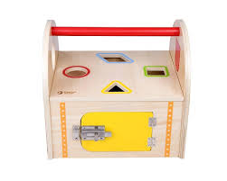 LOCKING BOX SHAPE SORTER 32 X 28 X 27 - 3+ AGE