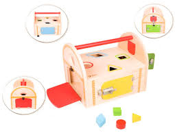LOCKING BOX SHAPE SORTER 32 X 28 X 27 - 3+ AGE
