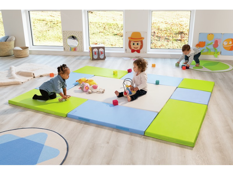 MOSAIC MATS 144 x 96 cm LIGHT BLUE