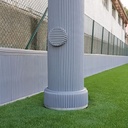 Pillar / Wall Guard - ribbed version - GREY