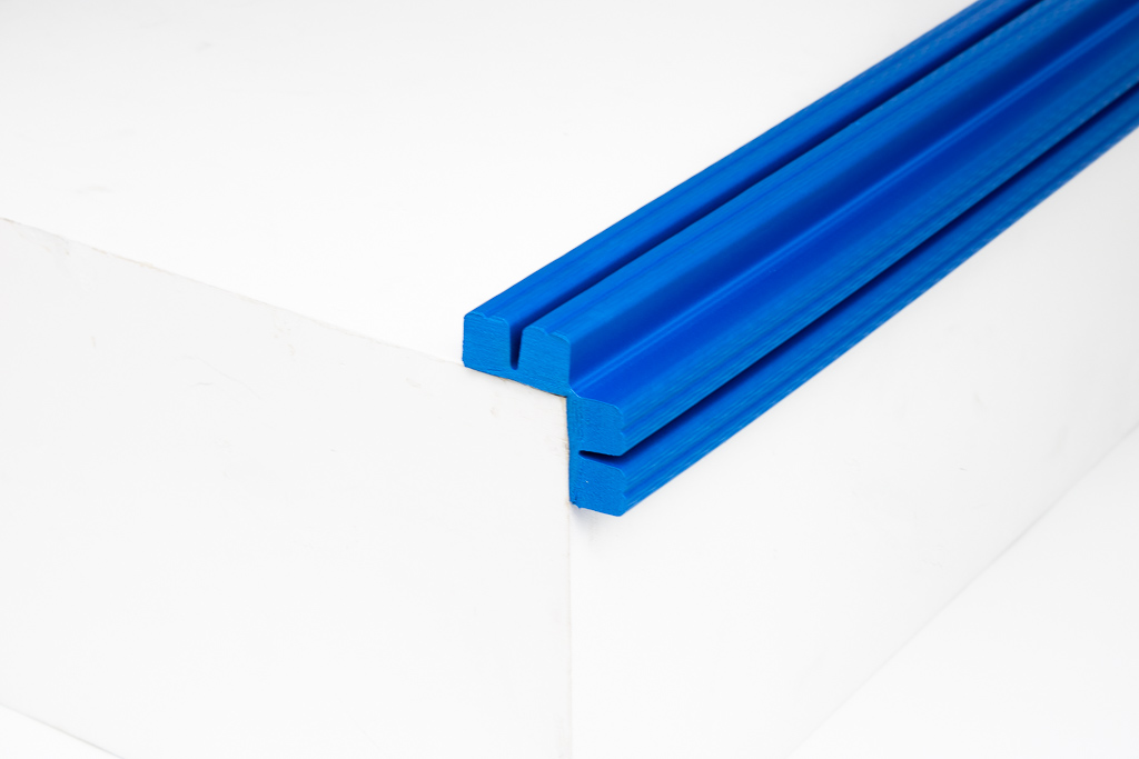 Pillar / Wall Guard - ribbed version - GREY