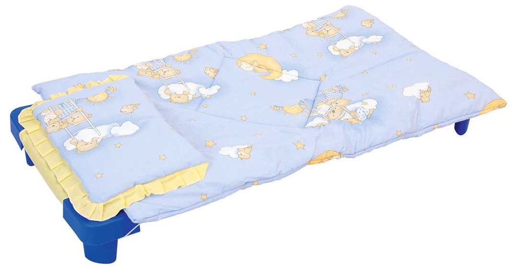 Pre-school sleeping cot BLUE