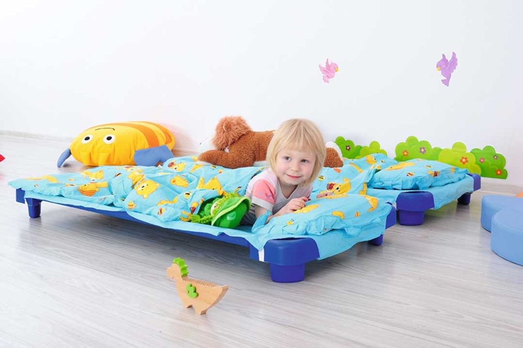 Pre-school sleeping cot BLUE