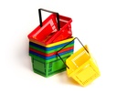 Set of 8 Baskets assorted colours