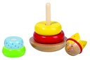 WOODEN STACKABLE PRINCE 6PCS