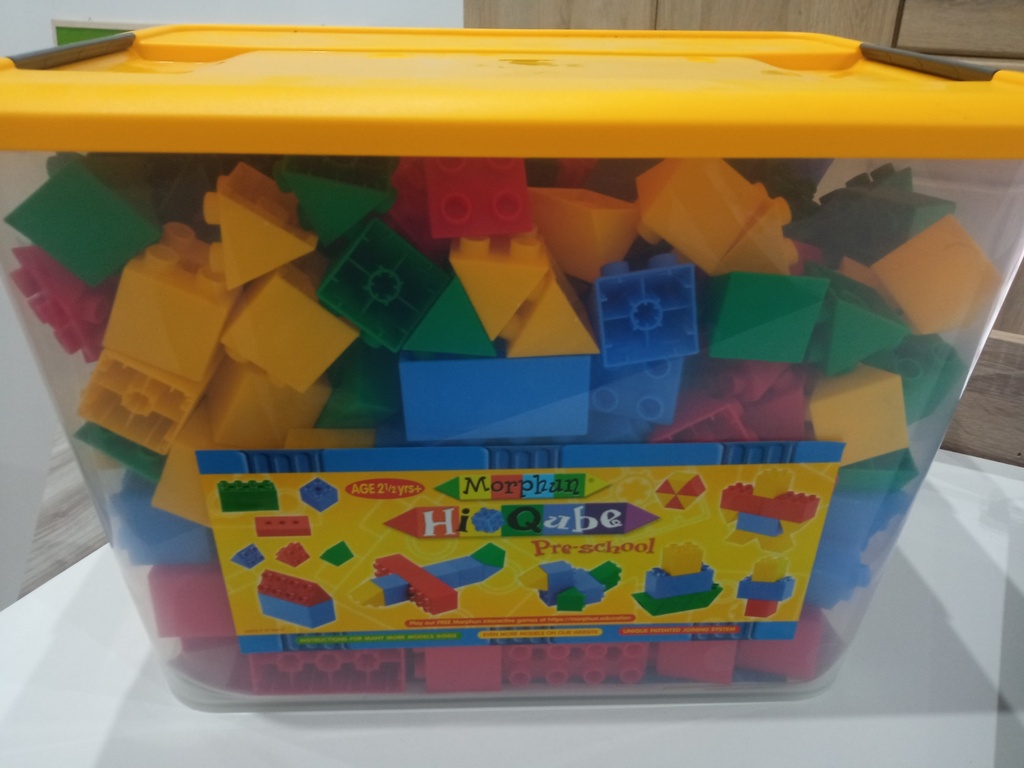 HI Qube Construction Blocks Pre-School Set: Building Fun for Little Architects