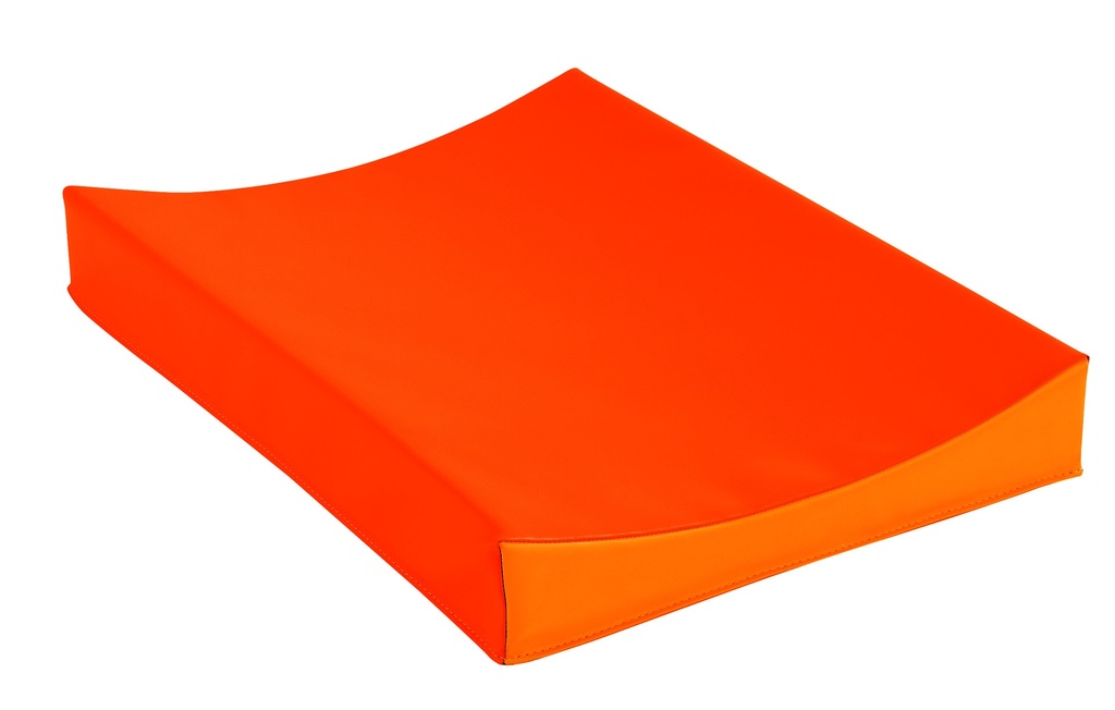 CHANGING MATS CURVED PVC FOAM ORANGE