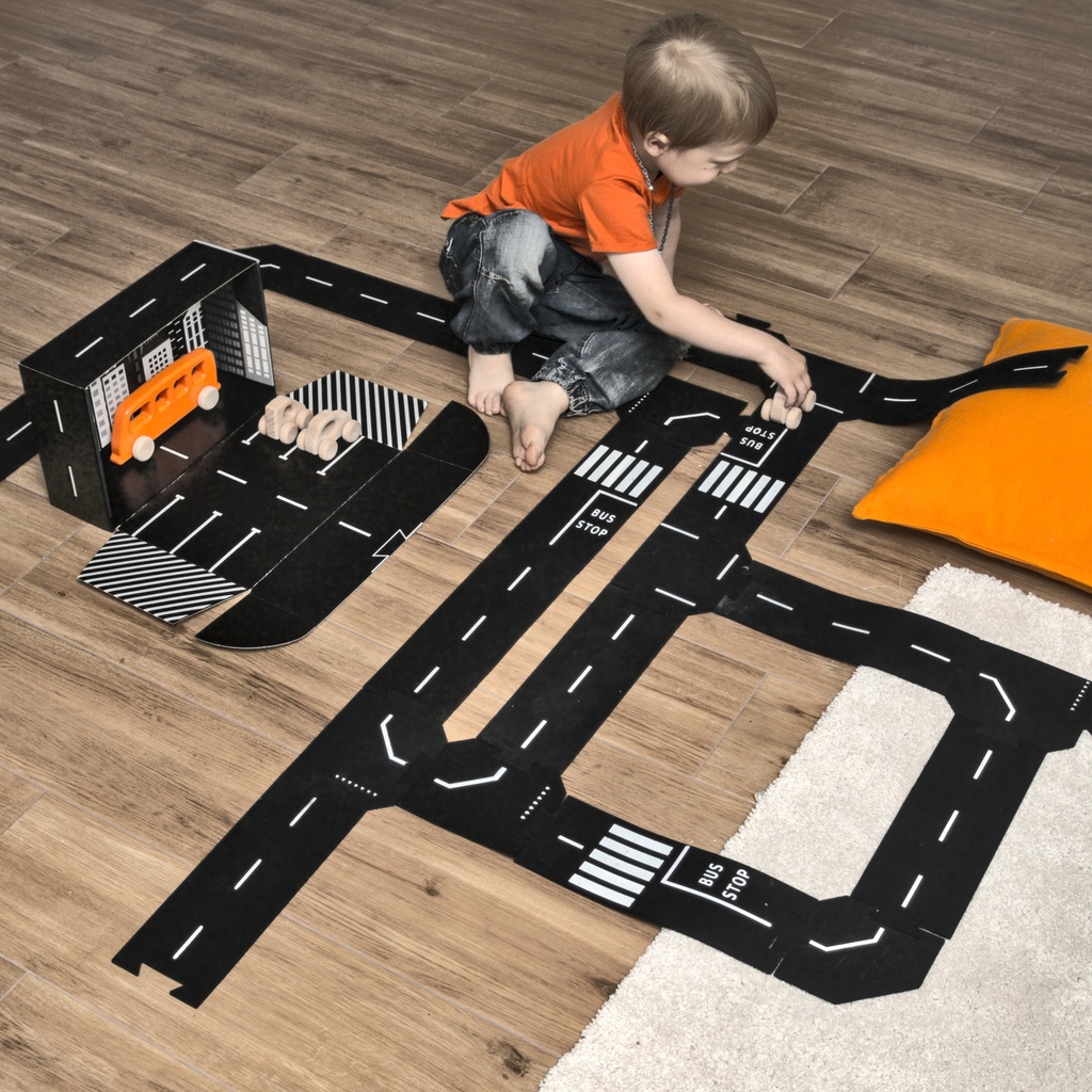 Metropolis Set Flexible Road Tracks