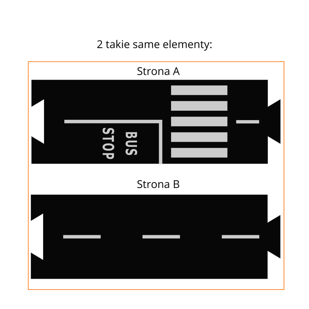 City Bus Stop Parts Set Flexible Tracks