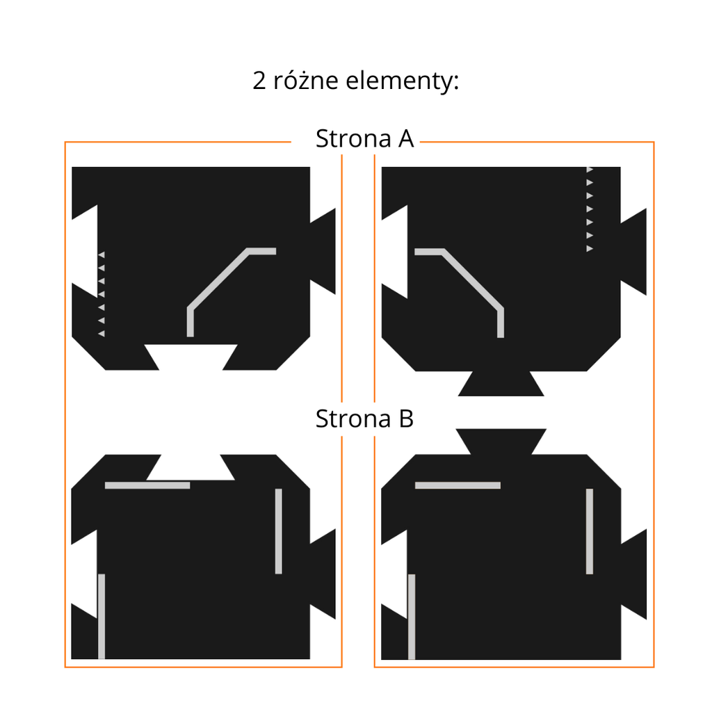 City Crossroads Parts Set Flexible Tracks