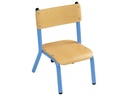 4 Feet Metal Chair for children 35cm Blue