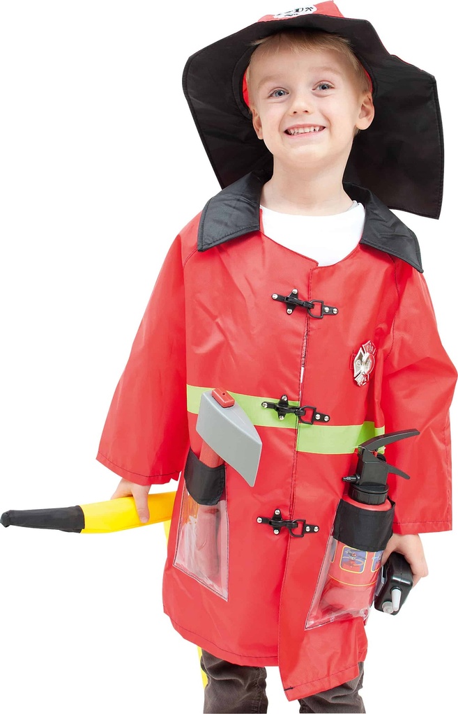 Costume with accessories - Firefighter