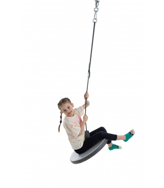 DISC SWING (seat upholstered in artificial leather) BLUE