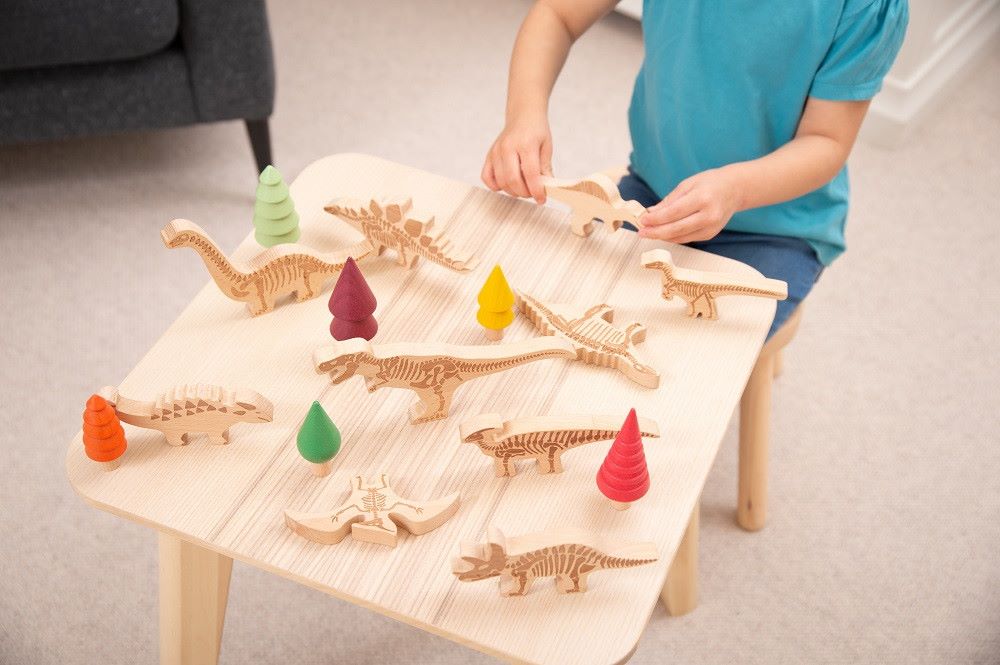 Dinosaur Wooden Blocks (74061)