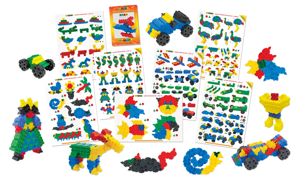 Interlocking Cubes for Construction Blocks 400 Set