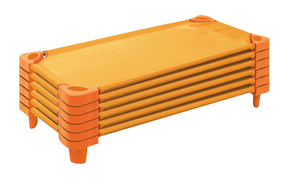 KIDDY COT SET x 6pcs - ORANGE