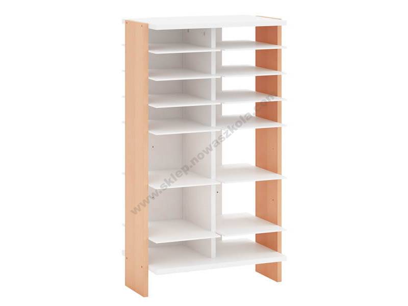 SHELVE UNIT TALL WIDE 58 X 38 X 102CM 18 SHELVES